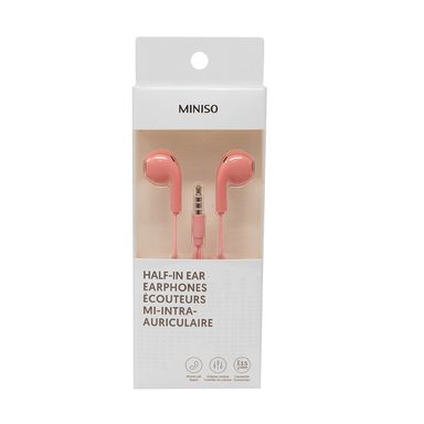 Audifonos de cable mod hf 230 rosa - Miniso