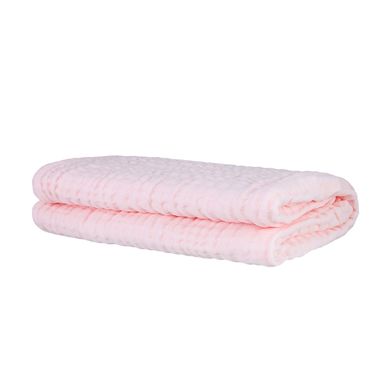 Toalla de baño de gaza lisa rosa -  Miniso