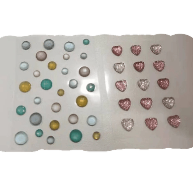Stickers de gemas modelos mixtos e 3 pzas illusion collection - Miniso
