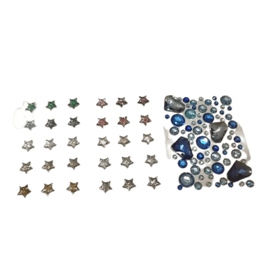 Stickers de gemas modelos mixtos d 3 pzas illusion collection - Miniso