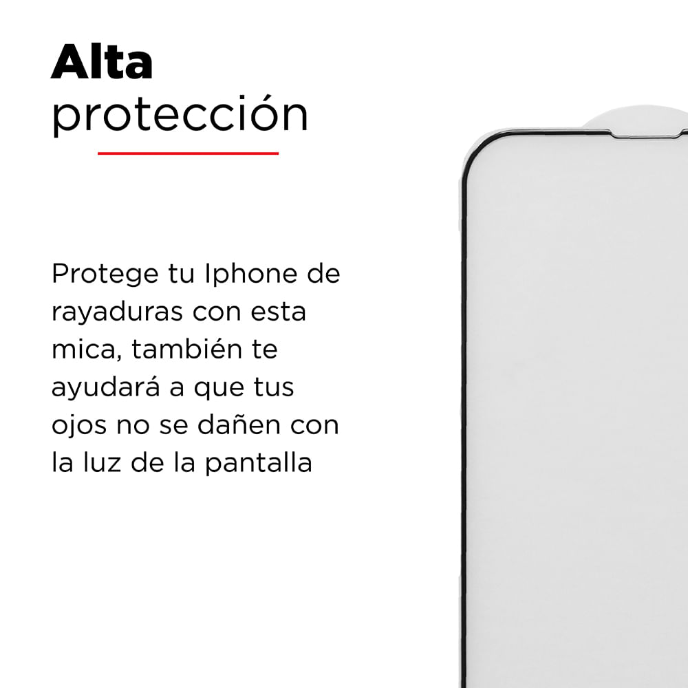 Mica protector de vidrio templado completa - iPhone X