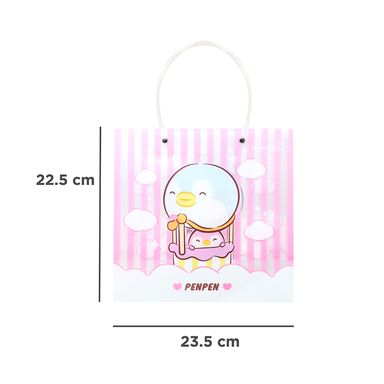 Bolsa de regalo  23.5*22.5 cm mini family pen pen - Miniso
