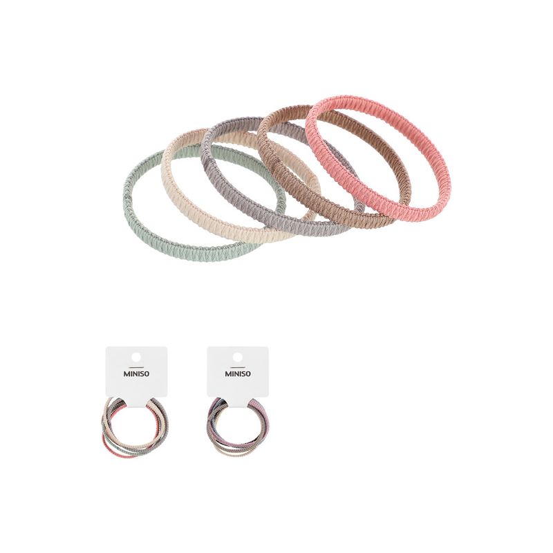 Banda-de-goma-sin-costuras-con-pliegues-5-pzas-dise-os-mixtos-Miniso-1-7711