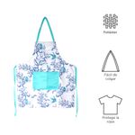 Mandil-flower-series-verde-y-morado-Miniso-2-7400
