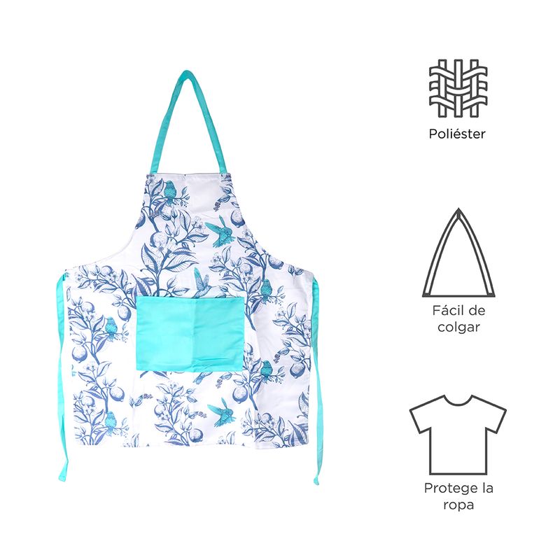 Mandil-flower-series-verde-y-morado-Miniso-2-7400