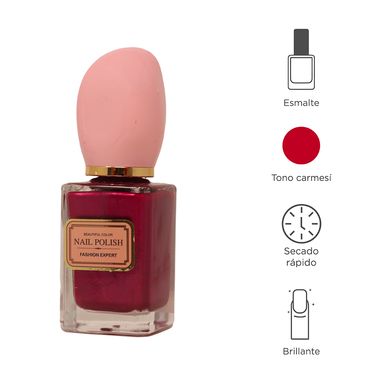 Esmalte para uñas carmesi 15ml -  Miniso