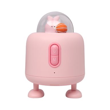 Parlante wireless con luz nocturna modelo d-66 mini family series rosa -  Miniso