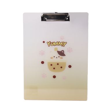 Portapapeles de acrílico transparente milk tea series de gatito -  Miniso