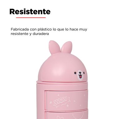 Organizador de plástico para escritorio mini family sports bun bum conejo -  Miniso
