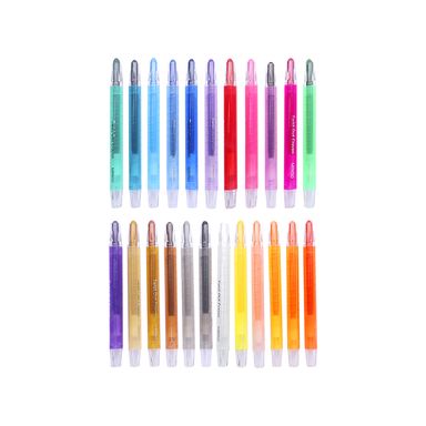 Paquete de crayones op-2065 24 pzs 14.9*14.5*2.7 cm - Miniso