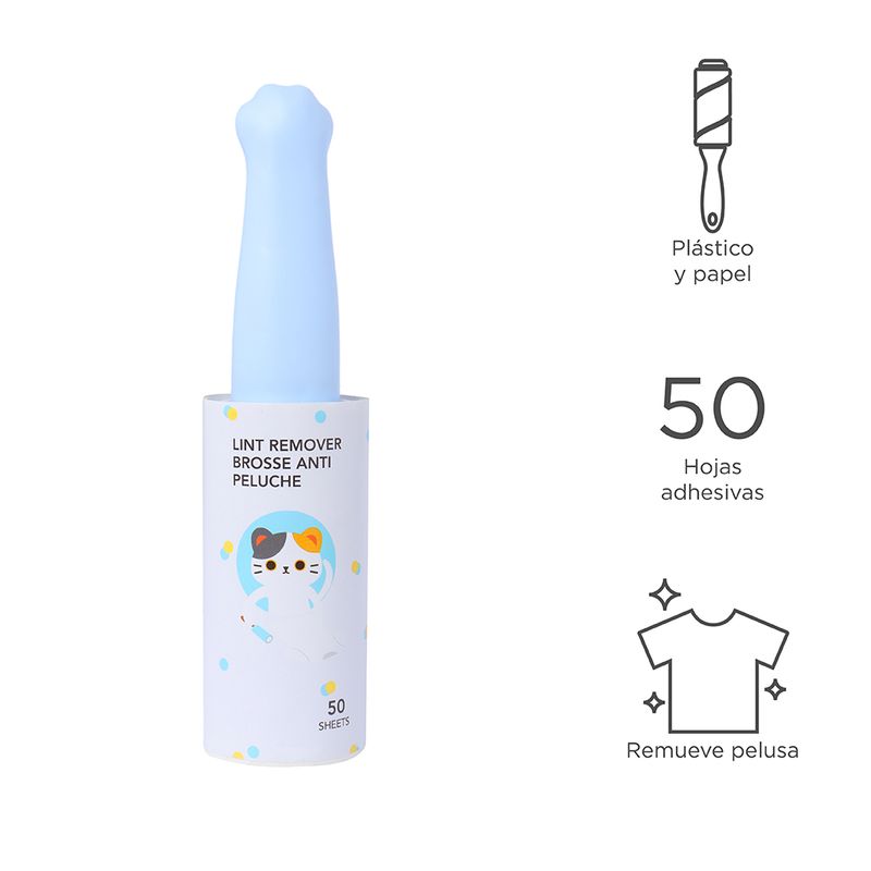 Rodillo-removedor-de-pelusa-en-forma-de-patita-de-gatito-50-hojas-Miniso-2-3438