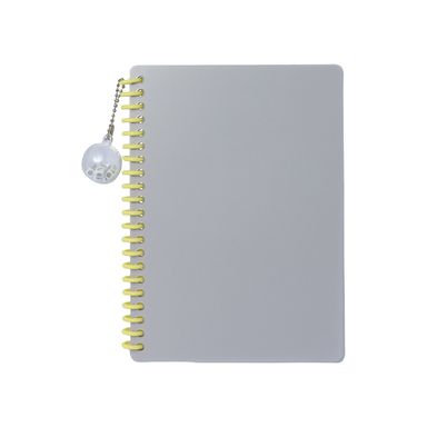 Cuaderno liso de espiral gris - Miniso