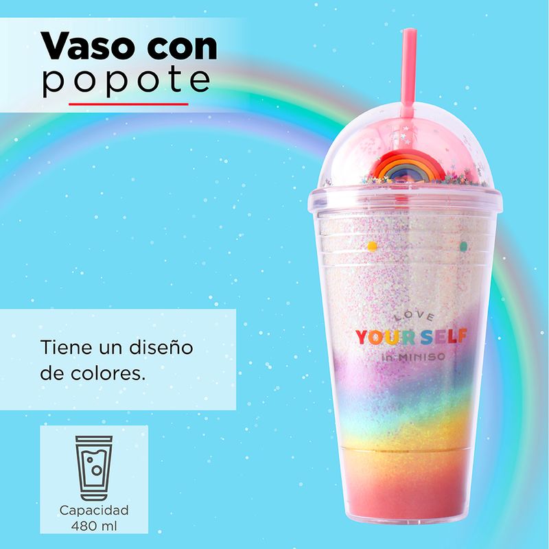 Vaso-de-plastico-de-doble-capa-con-sorbete-color-arcoiris-480-ML-Miniso-2-7894