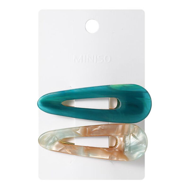 Broches-para-el-cabello-en-forma-de-gota-modelos-mixtos-cellulose-acetate-series-Miniso-3-8035
