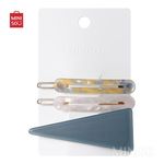Broches-para-el-cabello-triangular-modelos-mixtos-3-pzs-cellulose-acetate-series-Miniso-3-8037