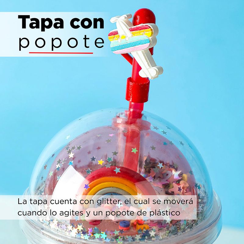 Vaso-de-plastico-de-doble-capa-con-sorbete-color-arcoiris-480-ML-Miniso-3-7894
