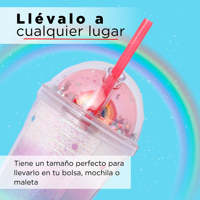 Vaso-de-plastico-de-doble-capa-con-sorbete-color-arcoiris-480-ML-Miniso-6-7894