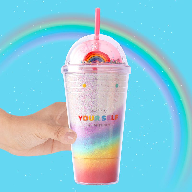 Vaso-de-plastico-de-doble-capa-con-sorbete-color-arcoiris-480-ML-Miniso-7-7894