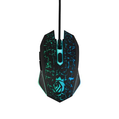 Mouse con luces de colores para gaming modelo eqt-sb003 negro - Miniso