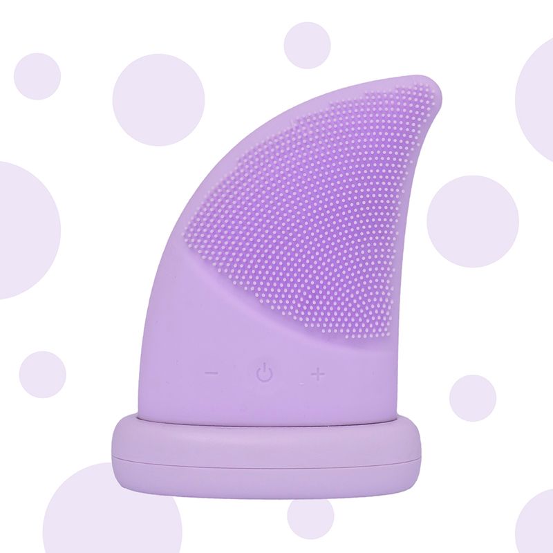 Cepillo-facial-de-silicon-con-forma-de-aleta-de-tiburon-morado-Miniso-6-7373