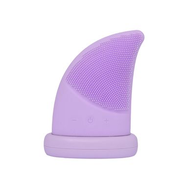 Cepillo facial de silicon con forma de aleta de tiburon morado -  Miniso