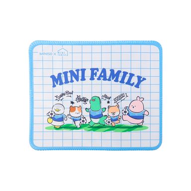 Mouse Pad Mini Family celeste - Miniso