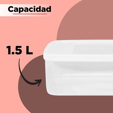 Taper de comida 1500 ml -  Miniso