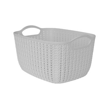 Organizador de plastico gris L 2 pzas - Miniso