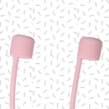 Kit de accesorios para airpods estuche protector rosa - Miniso