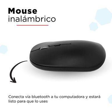 Mouse wireless 2.4g modelo m09 negro -  Miniso