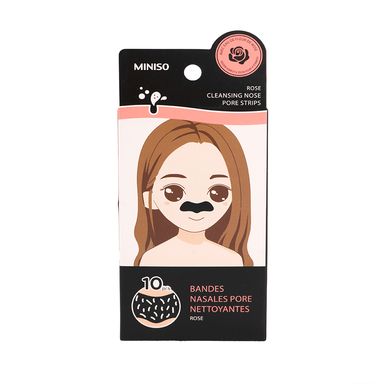 Banda de puntos negros para nariz rose v2 10 pzs -  Miniso