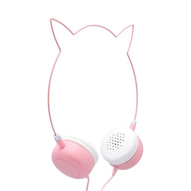 Audífonos de diadema en forma de orejas de gato 106 rosa -  Miniso