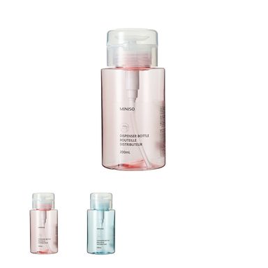 Botella dispensadora de bomba de gran capacidad rosa y azul 200 ml -  Miniso