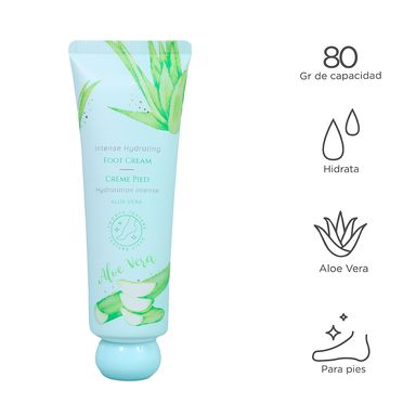Crema hidratante intensa para los pies de alóe vera -  Miniso
