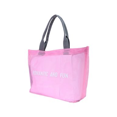 Bolsa de compras tote de color solido rosa claro -  Miniso