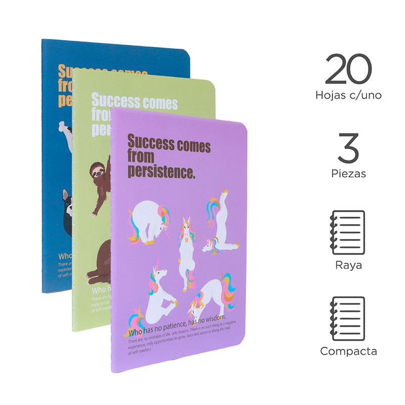 Cuaderno-stitch-bound-A6-school-season-series-yoga-de-perro-20-hojas-3-pzas-Miniso-2-8250