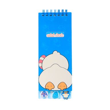 Cuaderno con espiral diving duck series lying diving duck 80 hojas -  Miniso