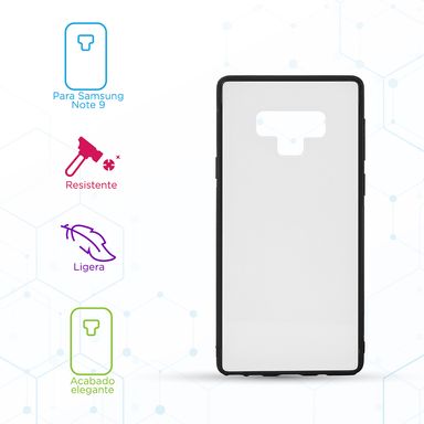 Carcasa para celular samsung note 9 gris -  Miniso