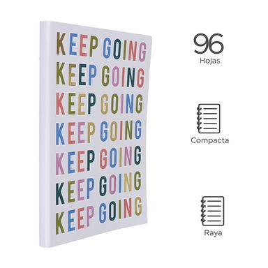 Cuaderno de tapa dura A5 progreso continuo 96 hojas -  Miniso