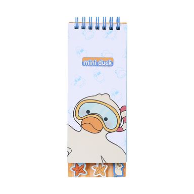 Cuaderno con espiral diving duck series goggles diving duck 80 hojas -  Miniso