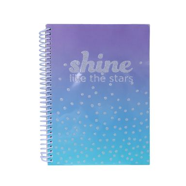 Cuaderno con espiral A5 violeta azulado 100 hojas -  Miniso