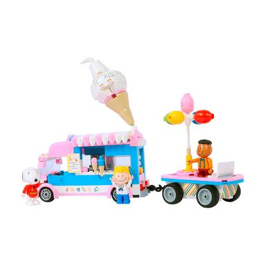Bloques de construcción de circo de snoopy a camion de helado 340 pzas -  Snoopy