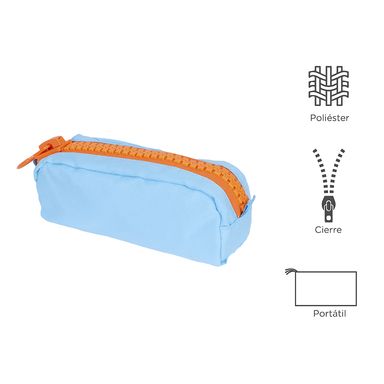 Cartuchera oxford school season series 21*7*8 cm azul -  Miniso