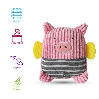 Juguete para mascotas cerdo rosa -  Miniso