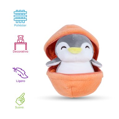 Peluche blind box fruit series pingüino de naranja -  Energy Of Fruits