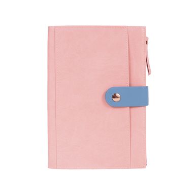 Cuaderno de negocio A5 con snap rosa 80 hojas  -  Miniso