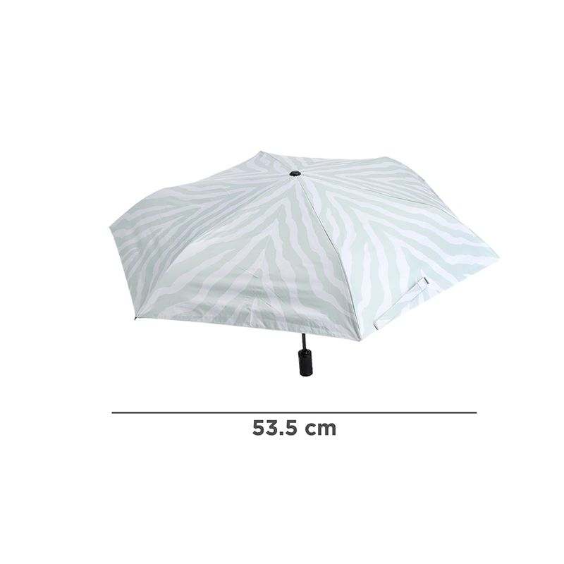 Paraguas-uv-automatico-con-patron-ondulado-verde-claro-Miniso-5-8058