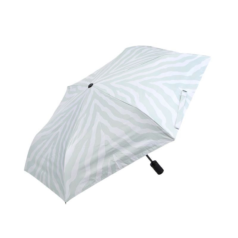 Paraguas-uv-automatico-con-patron-ondulado-verde-claro-Miniso-1-8058