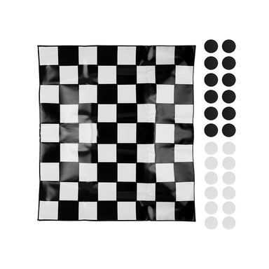 Set de ajedrez blanco y negro 90*90cm 24 pzas -  Miniso