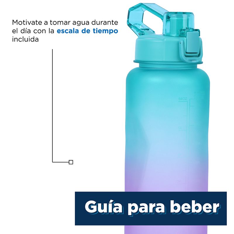 Tomatodo-de-pl-stico-de-gran-capacidad-colores-degradado-con-asa-verde-y-morado-2L-Miniso-4-8587